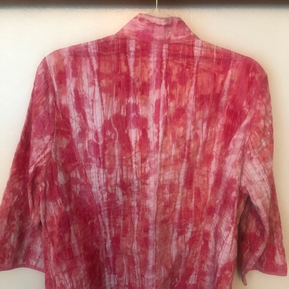 Reversible Tye dye pink light weight jacket. - Picture 2 of 4